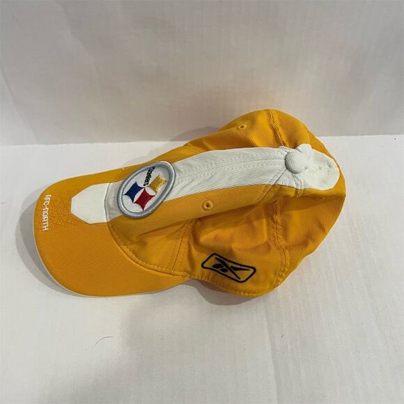 Pittsburgh Steelers Reebok Yellow Flex Fit Hat L/XL NFL Cap - Picture 2 of 8